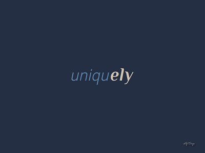 Uniquely logo design