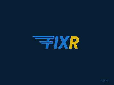 FIXR logo design branding branding design design graphic design illustrator logo logo design minimal vector