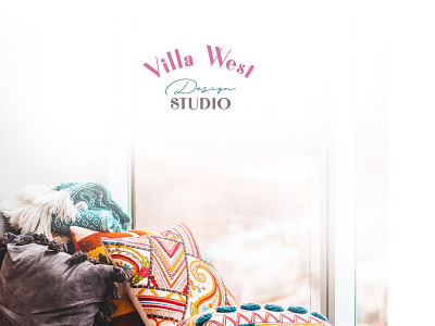 Logo Design - Villa West branding colors design gradient graphic design illustration illustrator interior design logo new ui vector