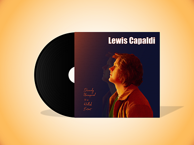 Album Cover Lewis Capaldi album cover art artists colors design gradient illustration illustrator lewis capaldi mood music vector