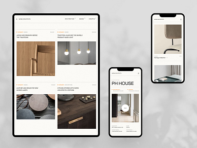 Norm Architects - Blog architects blog blog list branding contact design homepage interaction minimal portfolio project services studio ui ux work