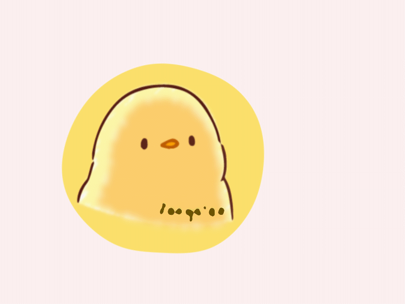 Chicken Sticker animation design flat icon illustration logo vector
