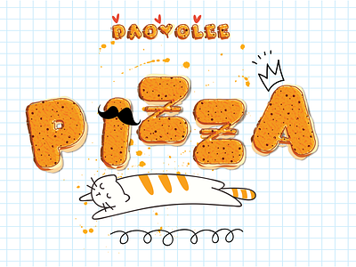 Pizza design flat illustration illustrator design pizza vector