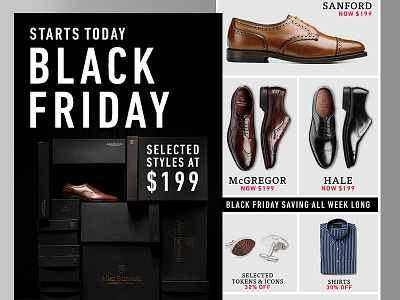 Black Friday Email Series branding design email design