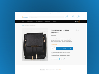 Product page - #dailyui, #theCodeCenterUItasks