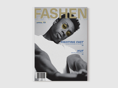 Fashen - Men's Fashion Magazine project behance design editorial editorial design graphic design graphics indesign magazine cover typography