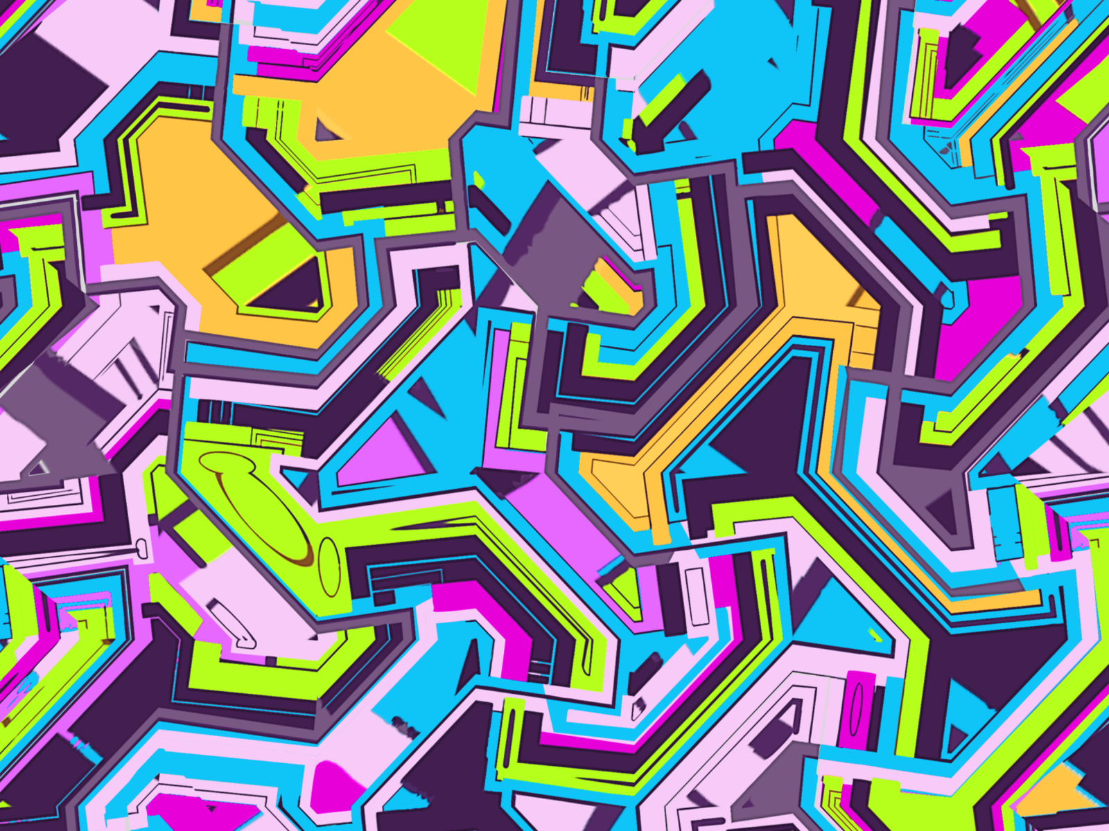 Funky vector pattern by Christos on Dribbble