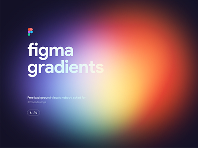 figma gradient background visuals freebie by Christos on Dribbble