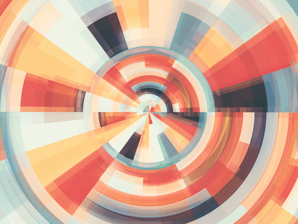 Abstract data visualization illustration by Christos on Dribbble