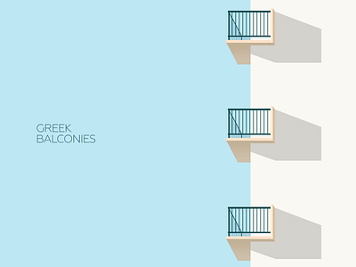Greek Balconies