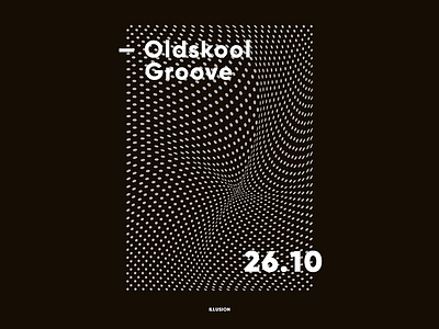 Oldskool Groove Poster club dj event flyer groove music oldschool poster print promo visual