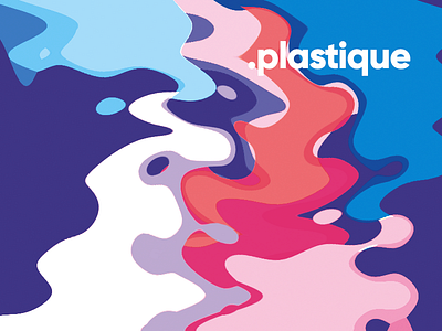 Plastique / abstract vector cover