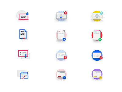 GDPR compliance icons process