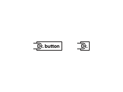 Doctor Button / early-stage branding exploration art direction brand brand and identity branding button cta discovery doctor dr. exploration finger lines logo logomark logotype medical medical app vector versions visual