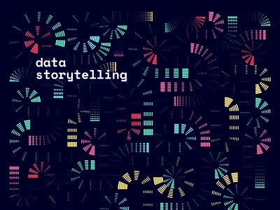 Storytelling with Data / editorial illustration abstract art direction background branding chart cover creative design data data science data visualization digital art geometry illustration pattern shapes story storytelling vector visual design visualization