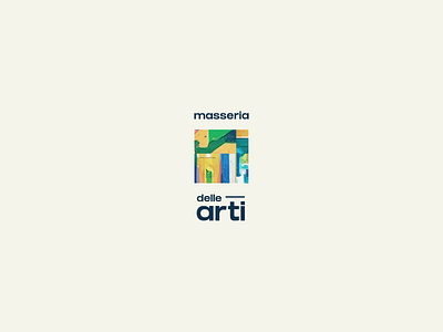 masseria delle arti logo & branding accommodation appartment appartments art direction artistic boutique hotel brand identity brand system branding cover geometry hotel illustration logo logotype pattern rent tourism vector villas