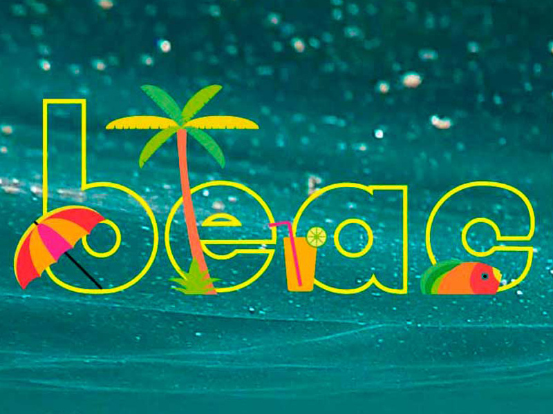 nb summer display type by nubefy dingbat nubefy typography type font