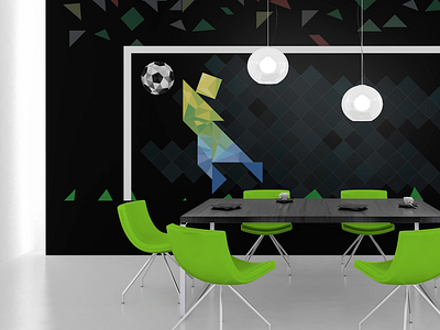 tangram soccer players by nubefy 2018 digitalart football futebol graphicdesign illustration soccer tangram