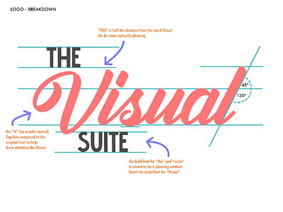 The Visual Suite concept design graphic illustrator logo photoshop typography visual