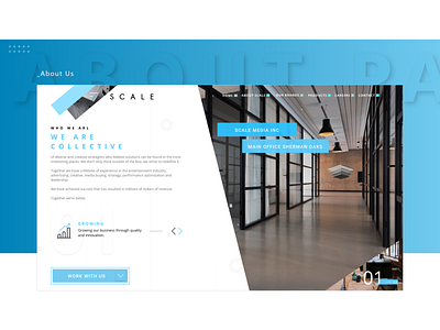 Scale Inc branding design modern ui ux web website