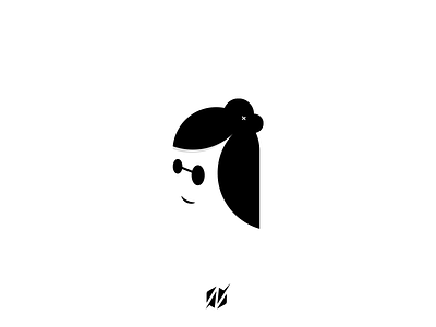 Young lifestyle logo symbols concept 👧🏻