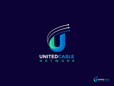 UNITEDCABLE NETWORK LOGO branding branding and identity cable custom logo identity identity branding internet letter mark letter mark logo logo design logo maker logomark media modern modern logo design modern logo designer monogram tech technology u letter logo