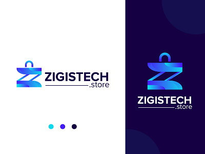 Z Letter Logo - ZIGISTECH STORE abstract logo app logo best logo designer branding creative logo identity identity branding lettermark logo logo designer logo mark logotype minimal modern logo modern logo design monogram symbol tech vector z logo