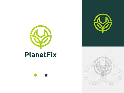 PlanetFix Logo Design Concept