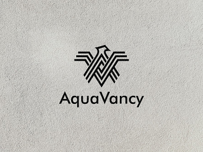 AquaVancy - Letter V And A With Phoenix Monogram Logo