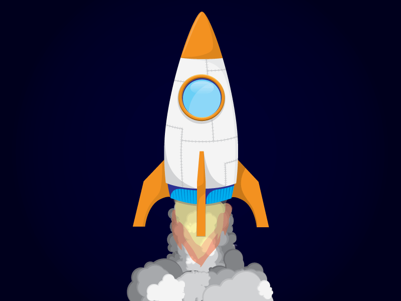 3...2...1... LIFTOFF! illustration liftoff rocket shuttle space vector