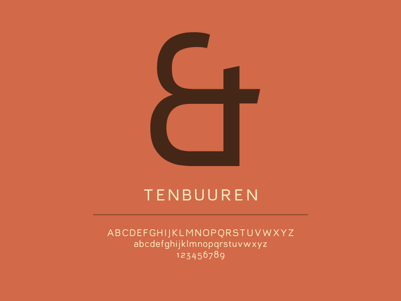 Tenbuuren Typeface