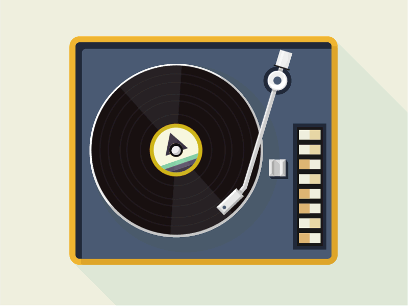 Record Player by Aaron Tenbuuren on Dribbble