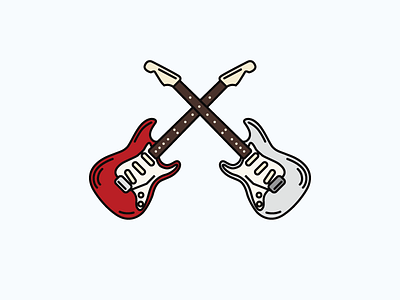 Electric Guitars electric fender guitar guitars illustration instrument music