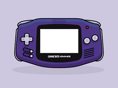 Game Boy Advance electronic game gameboy illustration nintendo toy