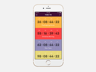 Countdown app countdown dailyui iphone timer