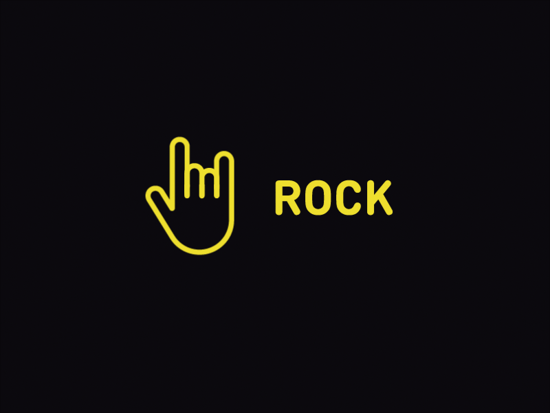 Rock On/Off Switch dailyui hand off on rock switch toggle