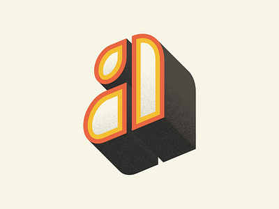 The Letter a a aaronsalphabet alphabet grain letter lettering texture type typography