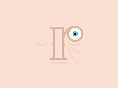 The Letter r aaronsalphabet alphabet eye face letter lettering r type typography