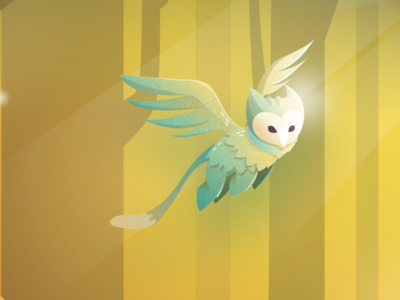 Owl Mythical Creature Illustration