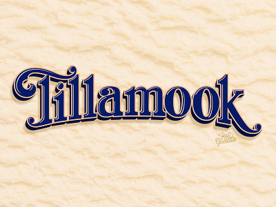 Tillamook branding custom type design ice cream identity lettering logo rebrand redesign serif type typography