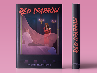 J.Law Library - Red Sparrow book book cover book cover design book illustration books brush lettering character design cover illustration hand drawn type illustration jennifer lawrence jlaw lettering mystery red sparrow