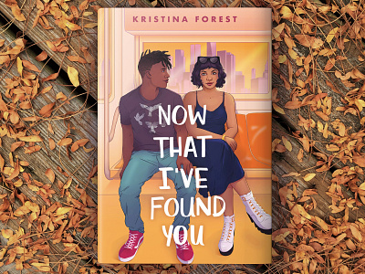 Now That I've Found You book cover book illustration character design character illustration cover artwork cover illustration illustration nyc romance subway young adult