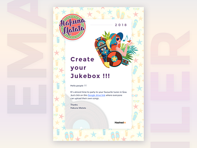 Fancy Emailer illustration typography ui