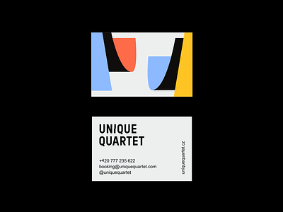 Visual Identity For Multi Genre Quartet - Business Cards