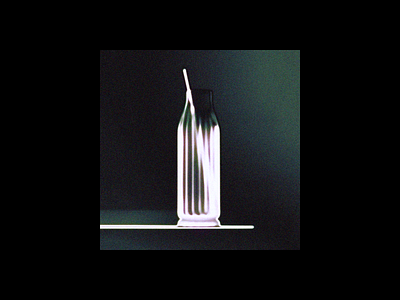 Take A Sip glass bottle glass effect glass illustration gradient gradientart