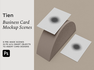 Business Card Mockup Scene Creator