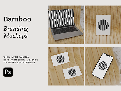 Branding Mockups Bamboo | PSD Files