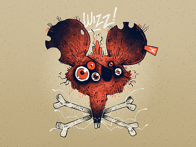 Wizz Rat art artwork character character design fanart handmade illustration merch rat wizz wizz wear