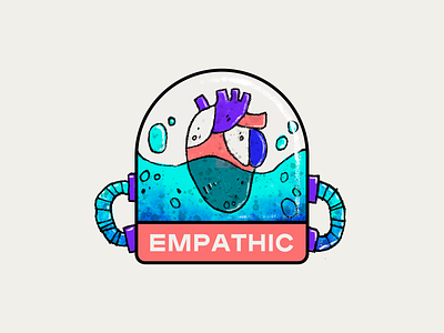 The Lab Studio | Values — Empathic art artwork badge design empathy empathy map handmade heart icon illustration lab laboratory science