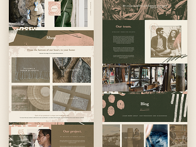 Quinta Esencia | Landing Page artisan artisanal branding clothing design el salvador minimal ui vector web design website website design